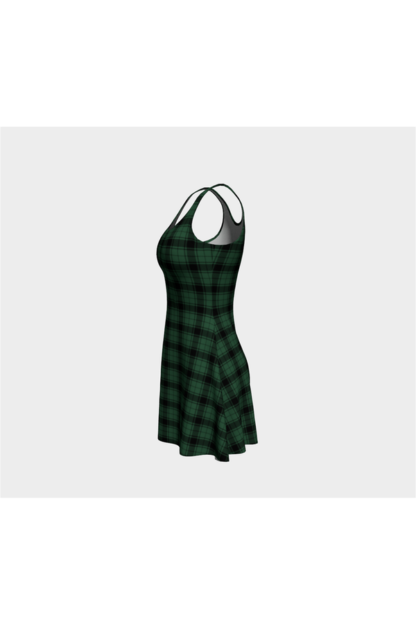 Comfy Plaid Flare Dress - Objet D'Art