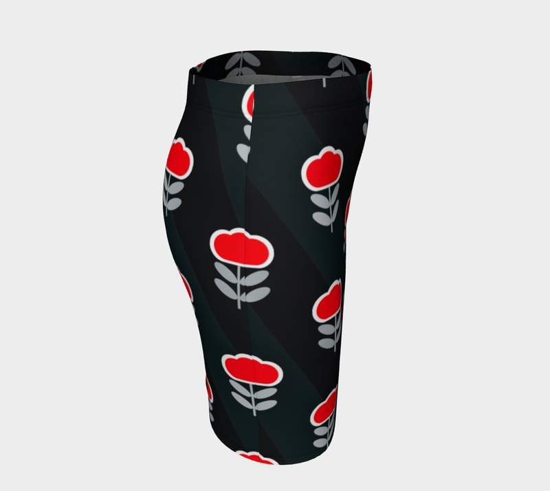 Floral Fitted Skirt - Objet D'Art