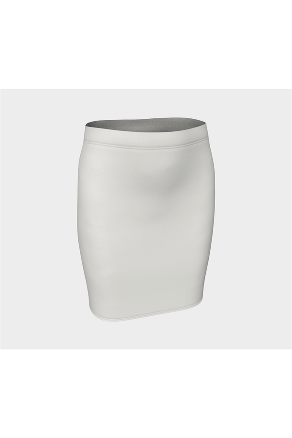 Creme Fitted Skirt - Objet D'Art