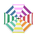 umbrella colored striped Auto-Foldable Umbrella (Model U04) - Objet D'Art