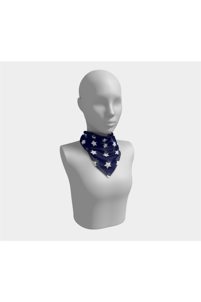 Patriotic Stars Square Scarf - Objet D'Art