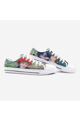 The Sisters by Renoir Unisex Low Top Canvas Shoes - Objet D'Art