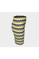 Honeycomb Fitted Skirt - Objet D'Art