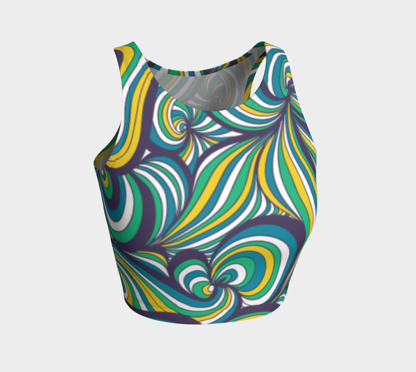 Swirls Crop Top - Objet D'Art