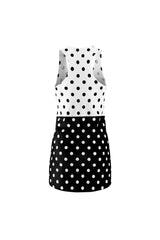 Polka-dot Women's  Racerback Dress - Objet D'Art