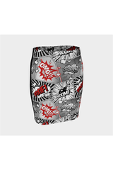 Poof Fitted Skirt - Objet D'Art