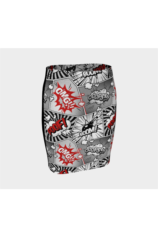 Poof Fitted Skirt - Objet D'Art