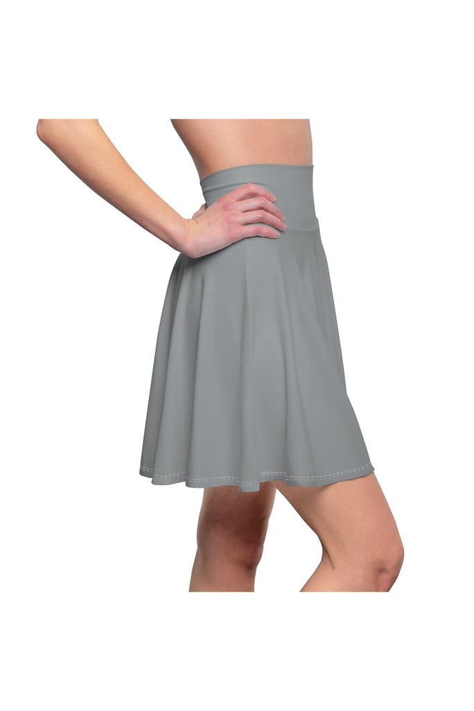 Gray Women's Skater Skirt - Objet D'Art