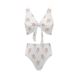 cheribum aloft smaller Chest Bowknot Bikini Swimsuit (Model S33) - Objet D'Art