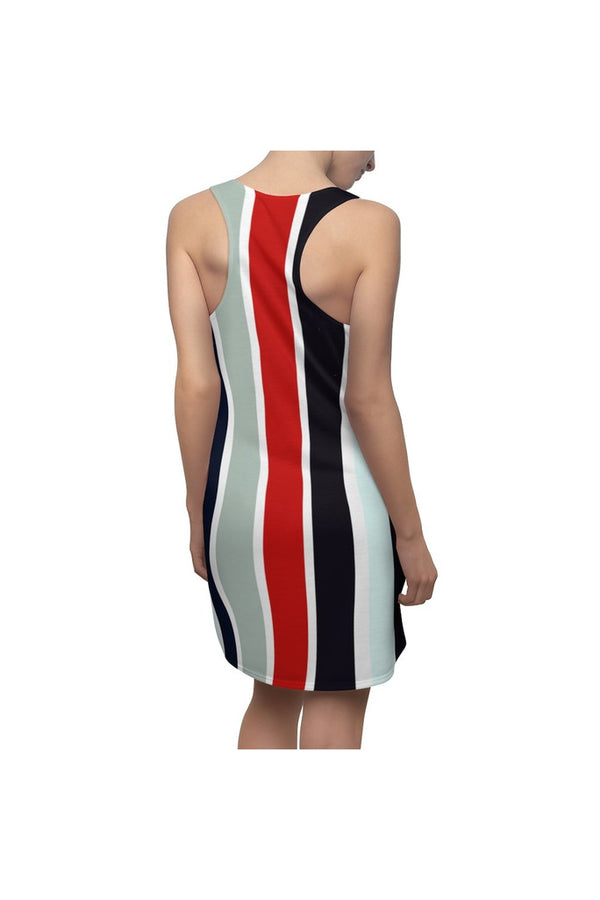 Striped Women's Racerback Dress - Objet D'Art