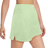 avocado spread solid print Women's Golf Skirt with Pockets (Model D64) - Objet D'Art