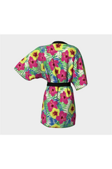 Floral Kimono Robe - Objet D'Art