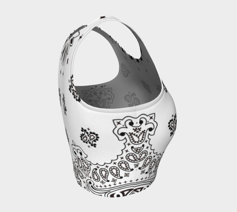 Bandana Athletic Crop Top - Objet D'Art