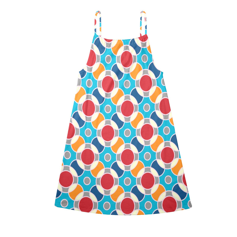 atomic3 Drawstring Neck Sleeveless Dress (Model D68) - Objet D'Art