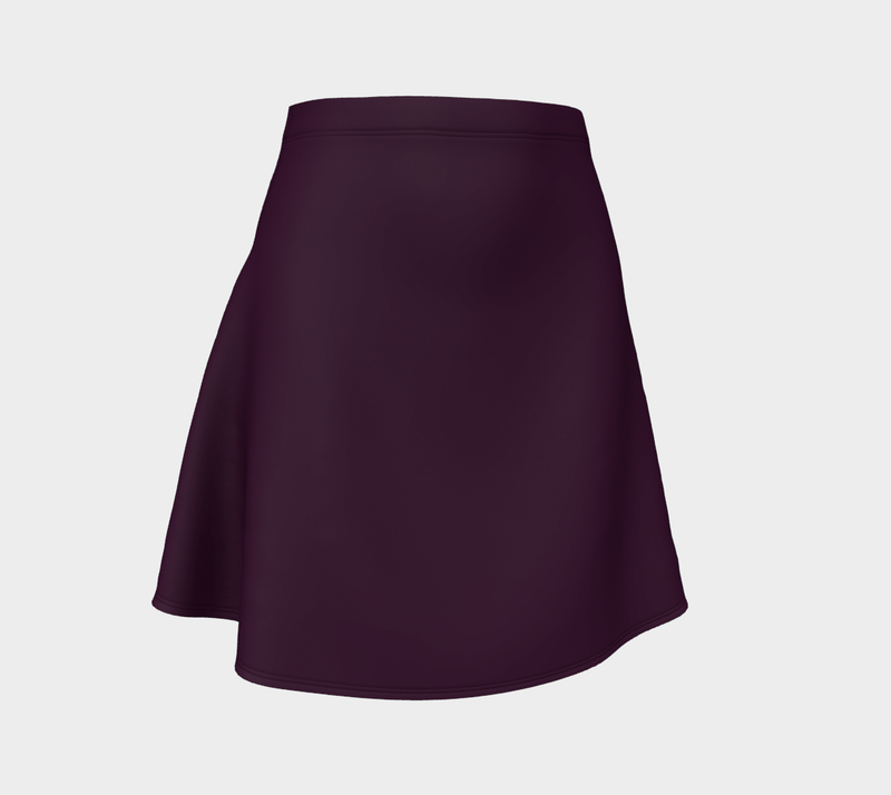 Royal Purple Flare Skirt - Objet D'Art