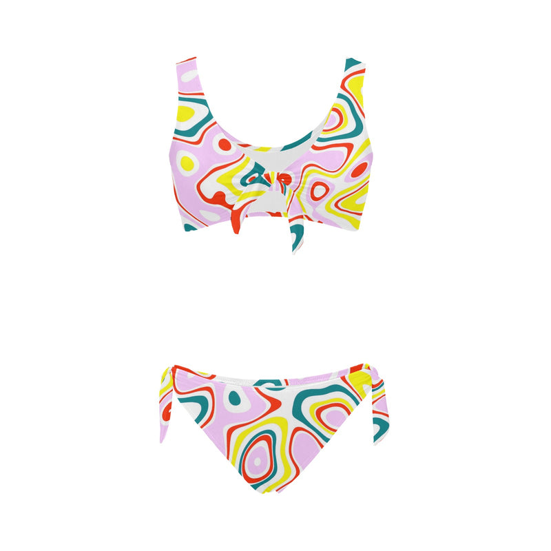 Spectral Bow Tie Front Bikini Swimsuit - Objet D'Art