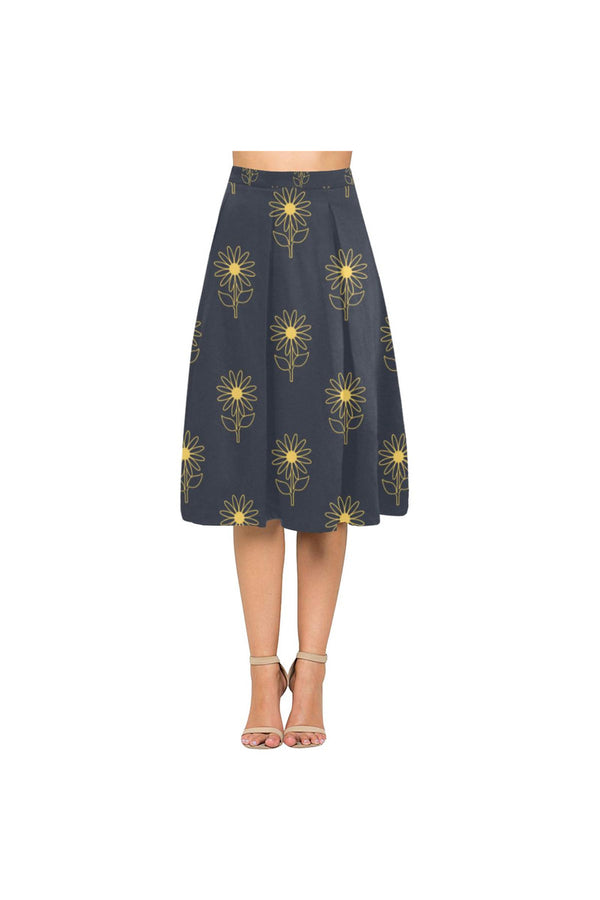 Floral Meadows Aoede Crepe Skirt - Objet D'Art