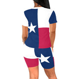 Texas Lone Star Women's Short Yoga Set - Objet D'Art