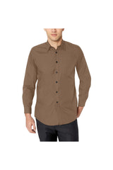 Toffee Men's All Over Print Casual Dress Shirt (Model T61) - Objet D'Art