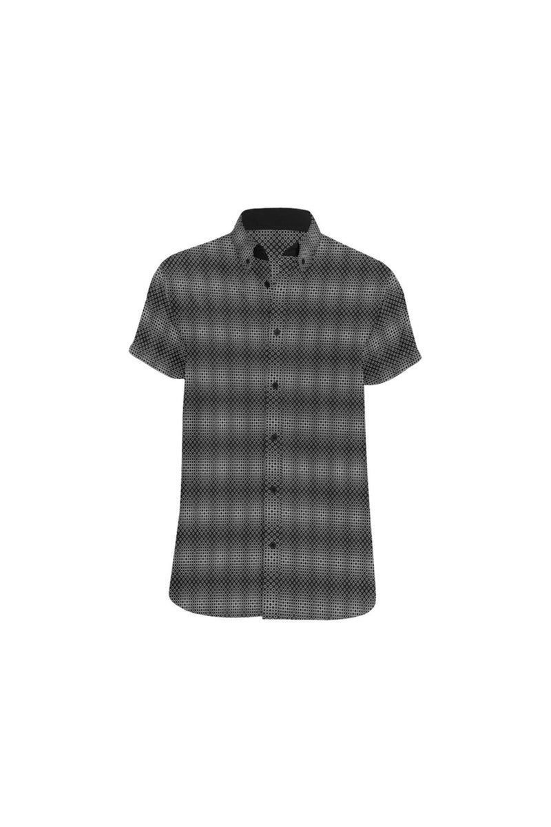 Spatial Men's All Over Print Short Sleeve Shirt/Large Size (Model T53) - Objet D'Art