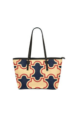 Tessellation Leather Tote Bag/Small - Objet D'Art
