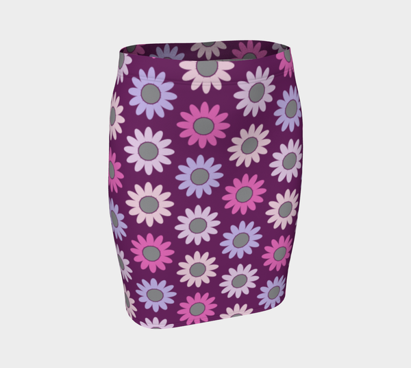 Floral Moments Fitted Skirt - Objet D'Art