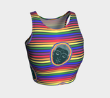Spectral Buddha Head Crop Top - Objet D'Art