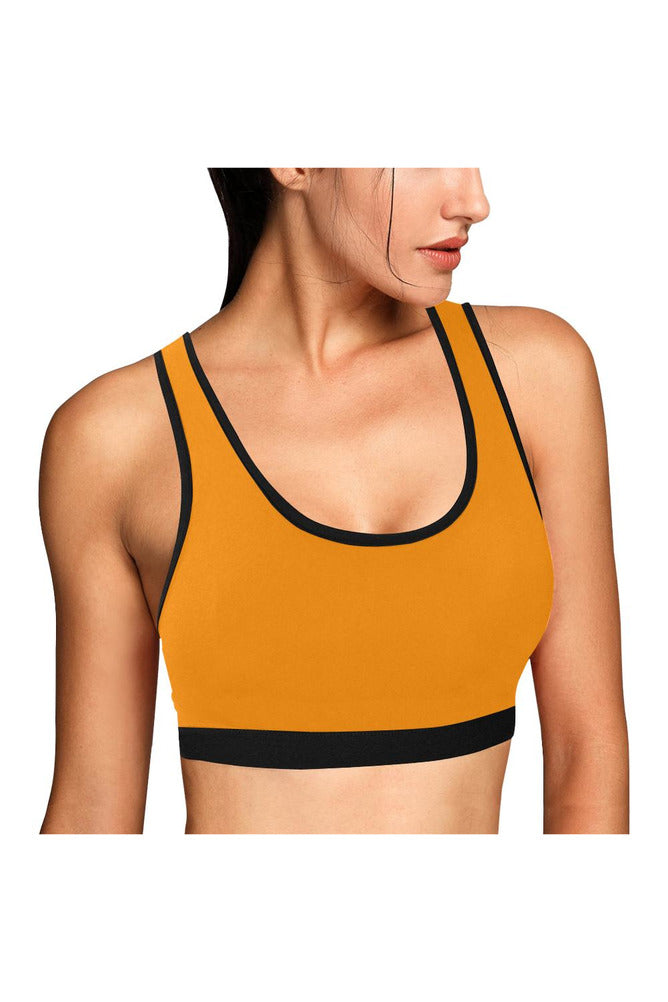 Turmeric Women's All Over Print Sports Bra (Model T52) - Objet D'Art