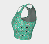 Polka Dot Athletic Crop Top - Objet D'Art