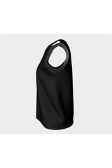 Black Loose Tank Top - Objet D'Art