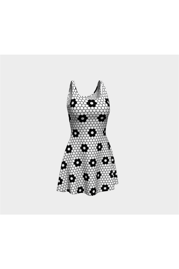 Honeycomb Heaven Flare Dress - Objet D'Art Online Retail Store