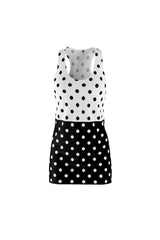 Polka-dot Women's  Racerback Dress - Objet D'Art