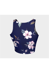 Floral Azul Athletic Top - Objet D'Art