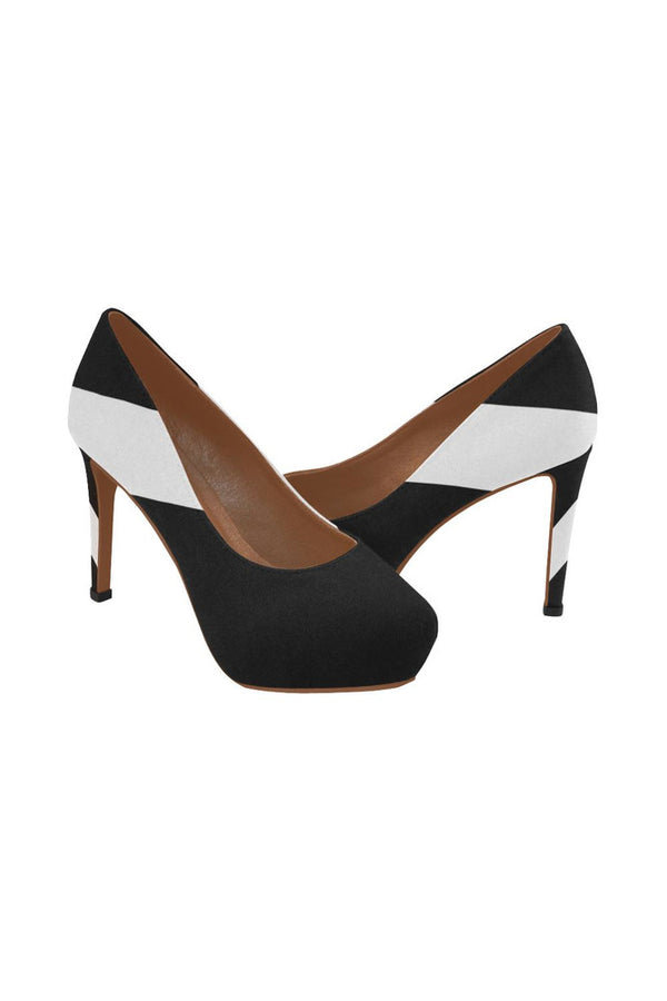 Bold Stripe Women's High Heels - Objet D'Art Online Retail Store