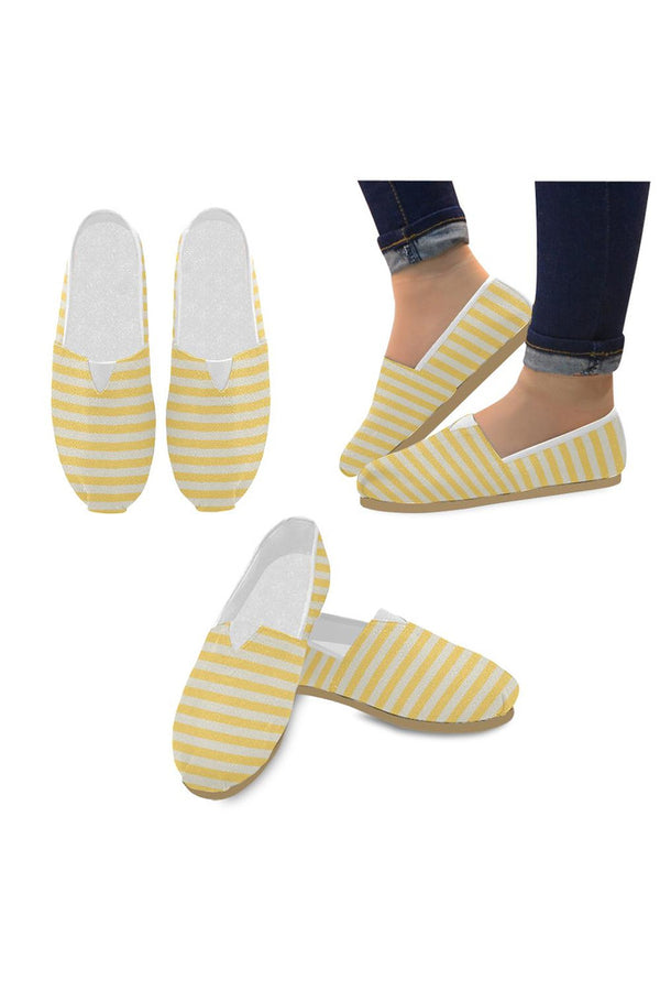 Aspen Gold Mini Stripes Casual Shoes for Women - Objet D'Art