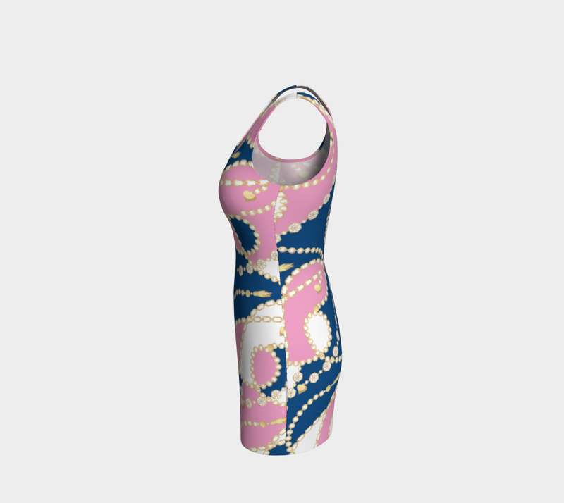 Chained Maiden Bodycon Dress - Objet D'Art
