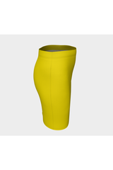 Yellow Fitted Skirt - Objet D'Art