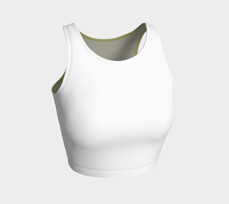 Two Toned Crop Top - Objet D'Art
