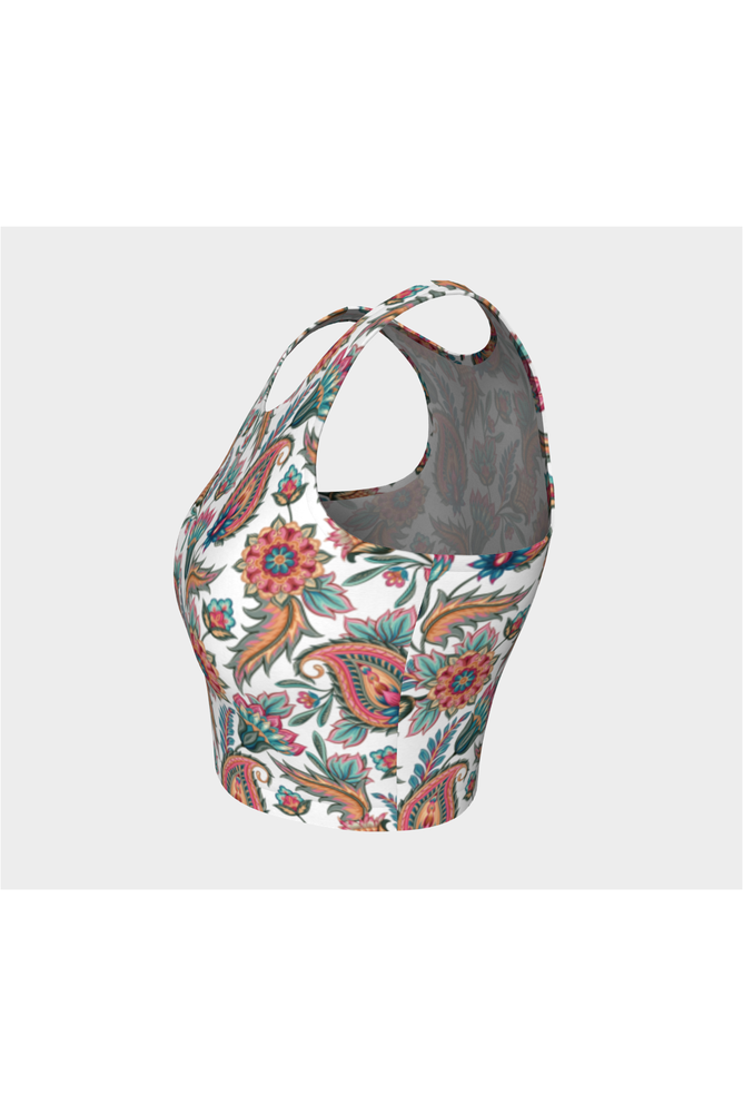 Paisley Passion Athletic Top - Objet D'Art