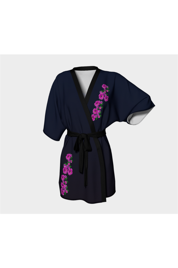 Peacock Kimono Robe - Objet D'Art