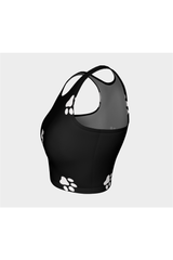 Paw Print Athletic Crop Top - Objet D'Art