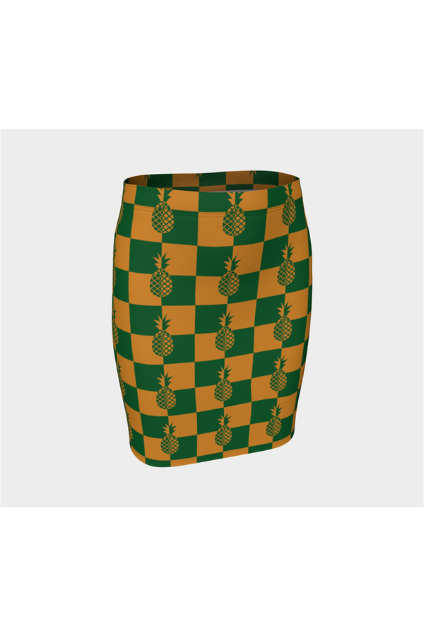 Pineapple Fitted Skirt - Objet D'Art