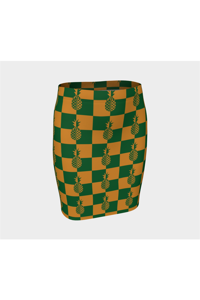 Pineapple Fitted Skirt - Objet D'Art
