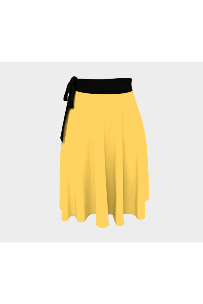 Light Mustard Wrap Skirt - Objet D'Art