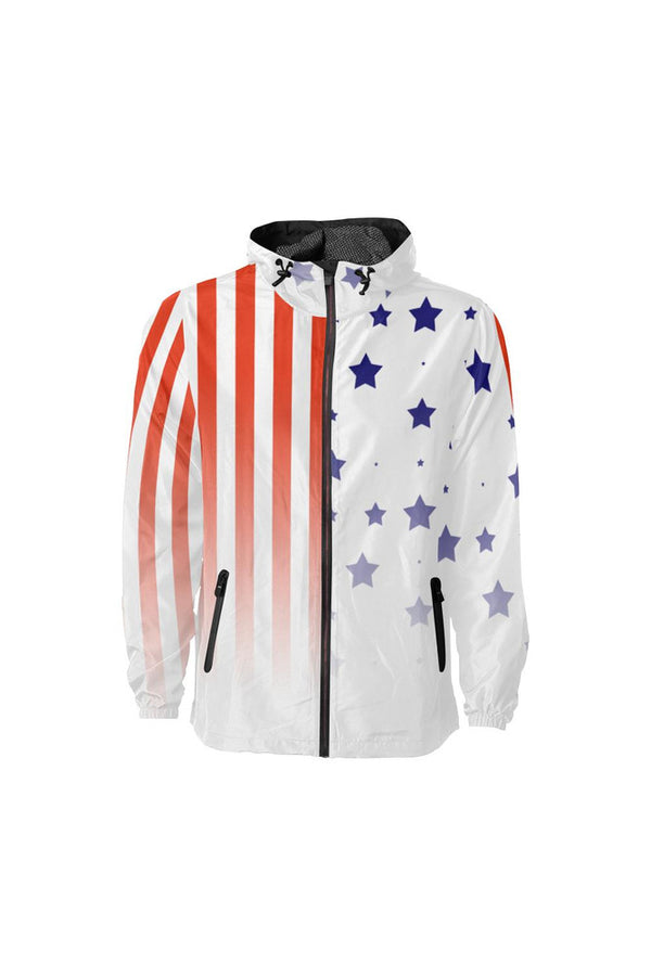 Star Spangled Fierceness Windbreaker for Men - Objet D'Art
