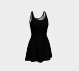 Black Flare Dress - Objet D'Art