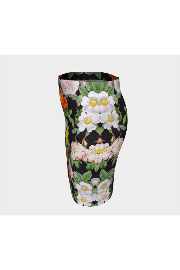 Floral Fitted Skirt - Objet D'Art