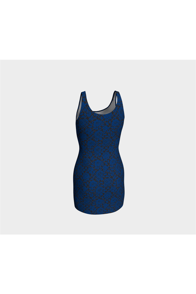 Floral Lattice Bodycon Dress - Objet D'Art