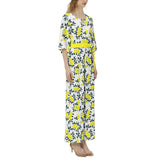 Dolman Sleeve Belted Wide Leg Jumpsuit - Objet D'Art