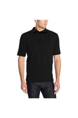 Black Men's Polo Shirt - Objet D'Art